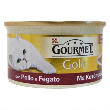 gourmet gold diced chicken/liver gr.85